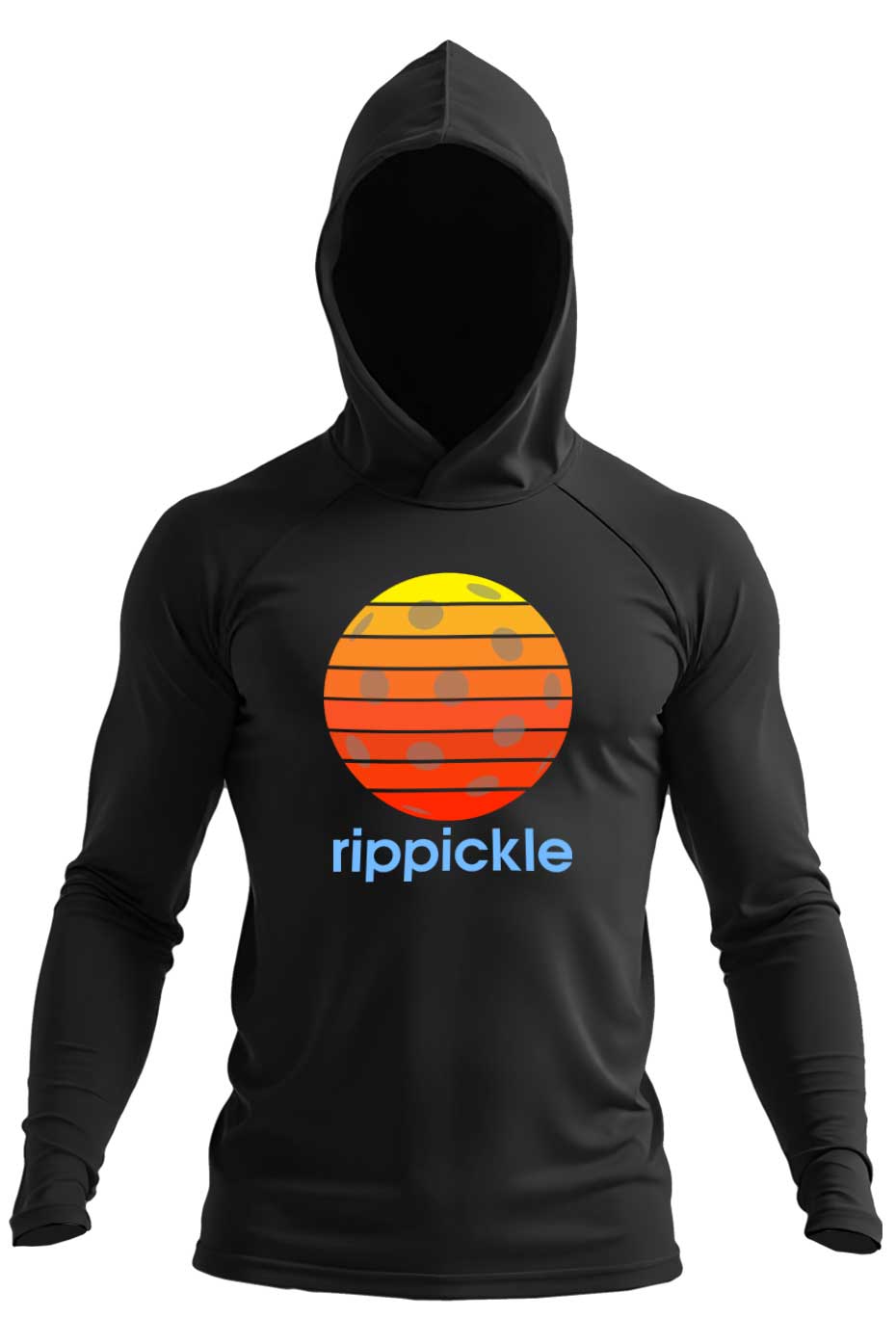 Sunset Pickleball - Long Sleeve Hoodie