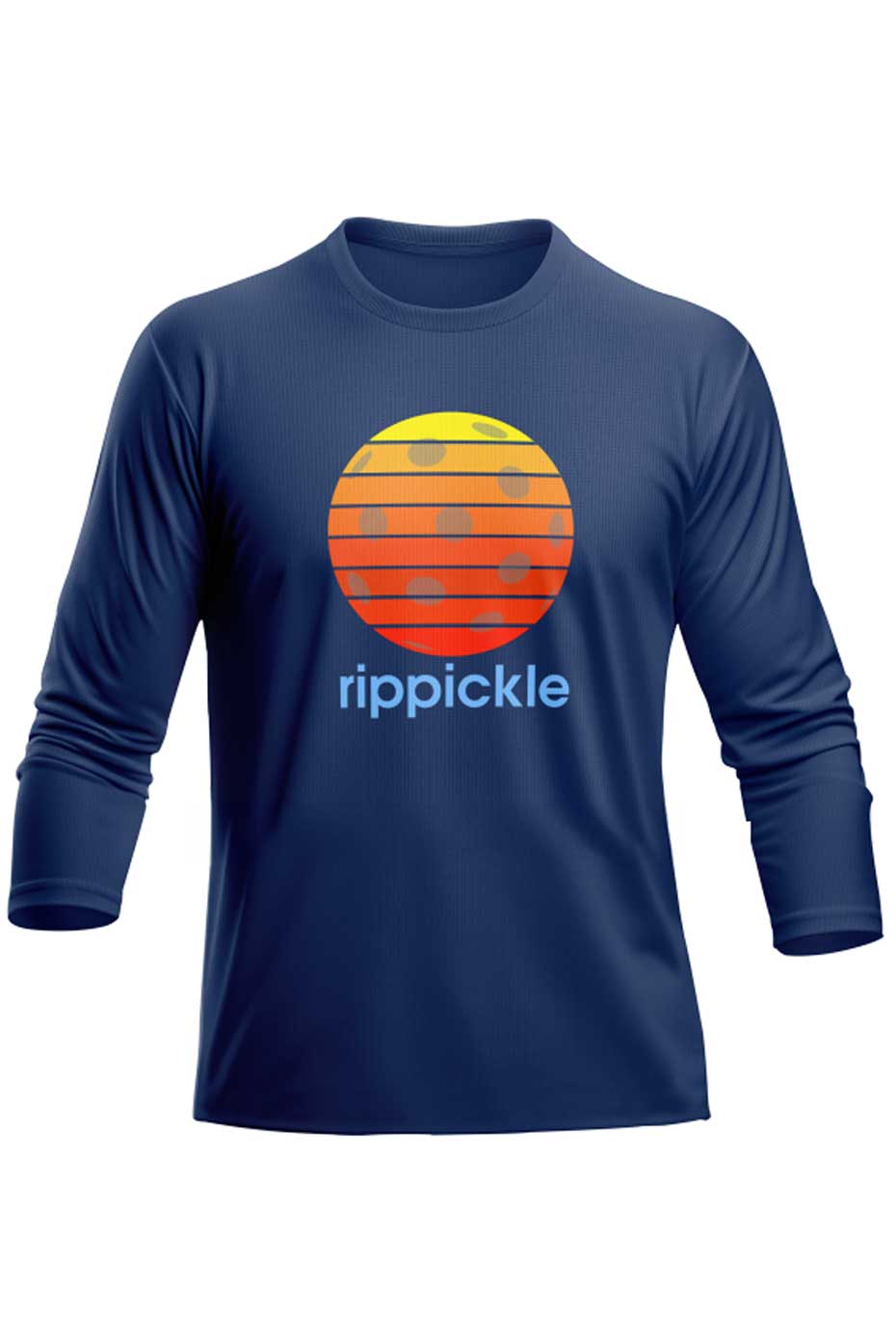 Sunset Pickleball - Long Sleeve Dry Fit No Hood