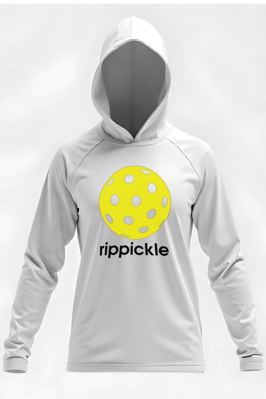 Yellow Pickleball - Long Sleeve Hoodie