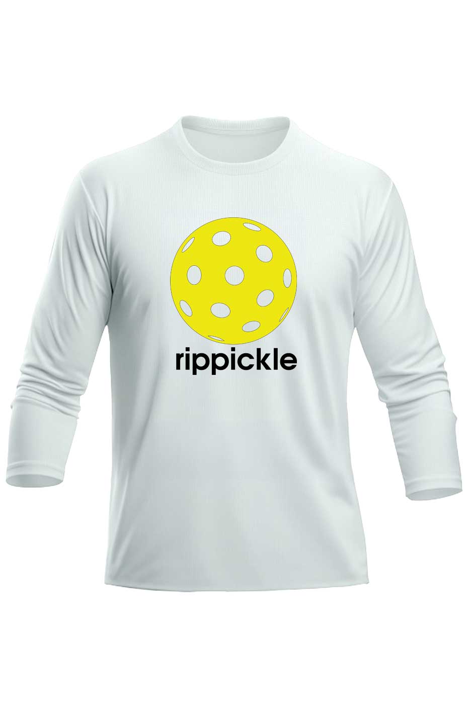 Rip Pickle-Yellow-Ball-White Long Sleeve